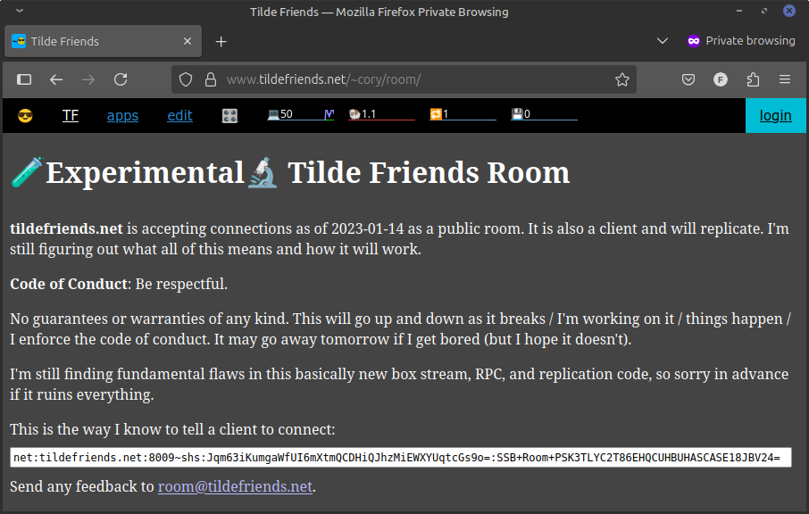 /cory/tildefriends/raw/commit/3f41a48bc759f532db63b51a60e03f466043ca08/docs/images/tildefriends_room_app.png